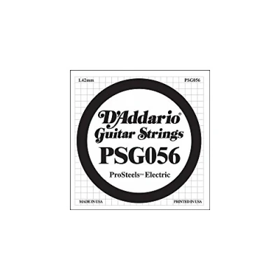 Image of D&#039;Addario PSG056 0.056 ProSteels Single String for Electric Guitar