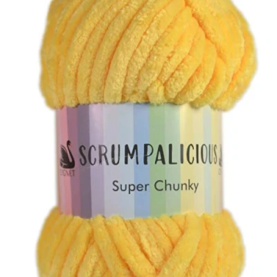 Image of Cygnet Scrumpalicious Super Chunky Chenille Yarn (Bumblebee 8008)
