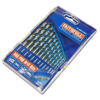Image of Faithfull MSET13PRO HSS Drill Set M2 1.5/6.5mm and 3.2/4.2 mm