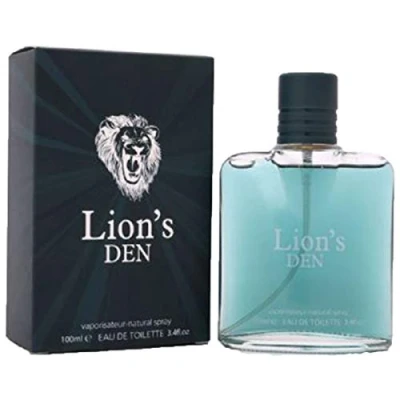 Image of Lion&#039;s Den Mens Eau de Toilette e100ml Pour Homme Present Christmas Xmas Gift Set for Him