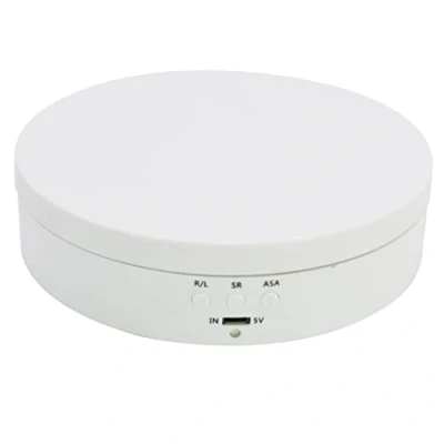 Image of 3 Speeds Electric Rotating Display Stand Turntable Jewelry Holder Battery/USB Power