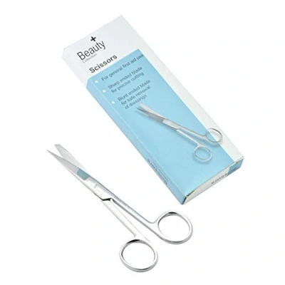 Image of Dressing Scissors First aid Surgical Vet All Purpose Sharp/Blunt 5&quot;Stainless Steel Autoclavable