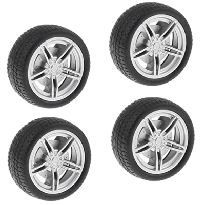 Image of Harilla 4 Pieces 40mm RC Car Wheel Rims Soft for Accessories Parts
