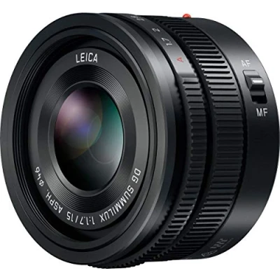 Image of Panasonic H X015E K LEICA DG SUMMILUX 15mm F1.7 ASPH Lens Black