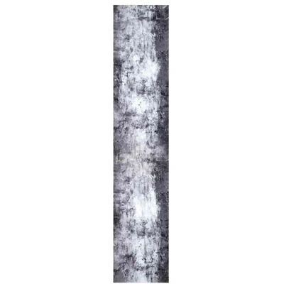Image of vidaXL Kitchen Mat Grey 300 x 60 cm Velvet