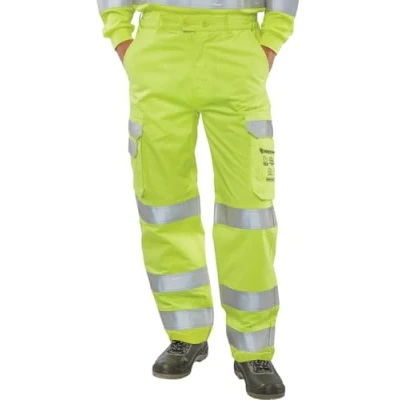 Image of Hivis Trousers Saturn Yellow 30