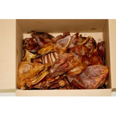 Image of Hollings Pigs Ears Natural Dog Treats Bulk Box of 20, British Product, Quality