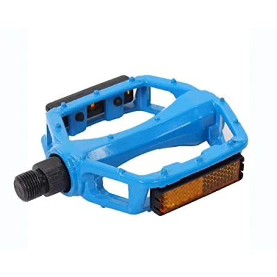 Image of Bicycle Pedals, Cycling Bike Pedals Aluminum Alloy for 9/16 Inch MTB BMX Mountain and Road Bike, Blue