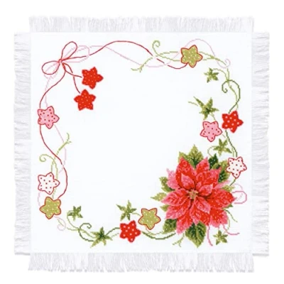 Image of RIOLIS Cross Stitch Kit 1752 Christmas Table Topper