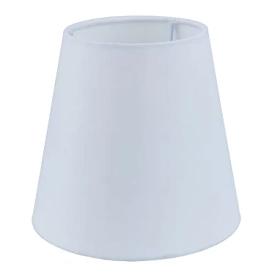 Image of Sinta Lampshades Fabric Lampshade Ø5.5&quot;/14cm Small Light Shade for E14/E27 Chandelier Upright Wall Lamp Table Candle Lampshade,White