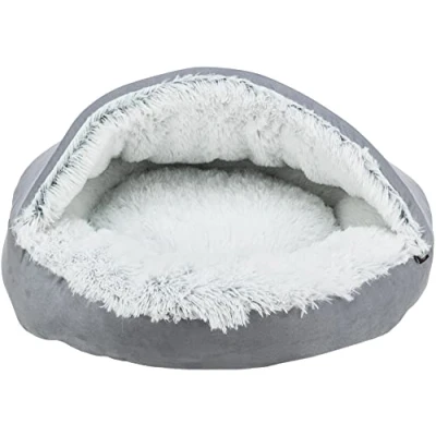 Image of Harvey cuddly cave, round, ø 70 cm, grey/white black