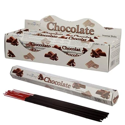 Image of Stamford Chocolate Incense Sticks 6 Packs x 20 Sticks(120 Sticks) Best for Meditation, Yoga, Aromatherapy, Relaxation