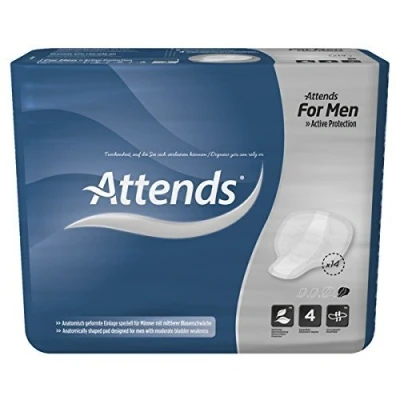 Image of Attends Incontinence Pad for Men Level 4 (Pack of 14)