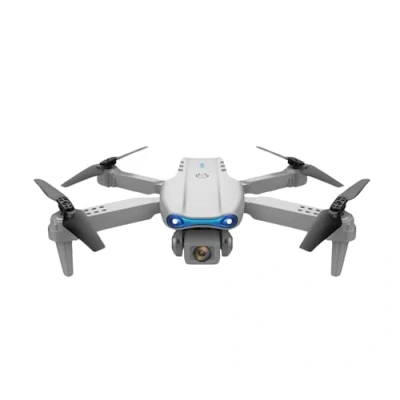 Image of E99 Foldable Quadcopter Drone with 360 Roll, 150m Range, Single HD Lens, 2 Rechargeable Batteries, USB Charging, and Storage Bag Flying time of 25 30 minutes (Grey)