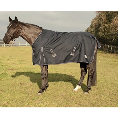 Image of Rhinegold 0 Torrent Rug lightweight.no Fill Outdoor rug, Black, 5 UK