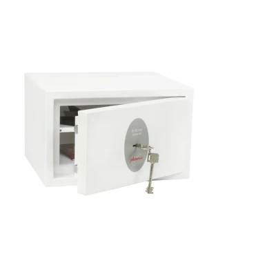 Image of Phoenix Fortress High Security Safe Size 1 S2 Key Lock White SS1181K