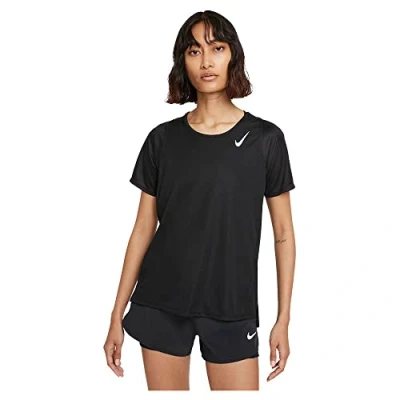 Image of Nike Performance FAST TOP Sports Tshirt, Women&#039;s, Size: Small, Black/silver