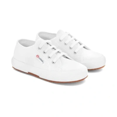 Image of Superga 2750 Classic Unisex Trainers for kids, Size: 8.5K, White Textile