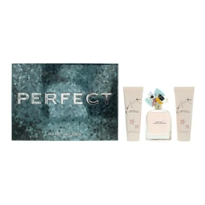 Image of Marc Jacobs Perfect Gift Set 100ml EDP + 75ml Body Lotion Shower Gel