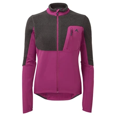 Image of Altura Womens All Roads Thermal Water Repellent Cycling Fleece Dark Pink 10