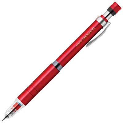 Image of Zebra Mechanical Pencil, Del Guard Type Lx, 0.3mm, Red (P MAS86 R)