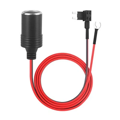 Image of 1m Car Cigarette Lighter with Fuses Kit Adapter Add a Circuit TAP Lead 1.0mm Cable 12V Fuse Holder for Mini Standard ATM APM Blade (Small)
