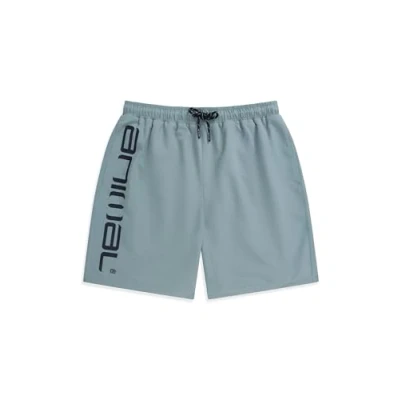 Image of Animal Deep Dive Mens Boardshorts, Lightweight, Quick Dry &amp; Mesh Lined Swim Trunks with Drawstring Best for Surfing, Beach Outdoors Pale Blue XXL
