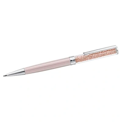 Image of Swarovski Crystalline Ballpoint Pen, Black Ink in Rose Gold Coloured Casing, Crystal Design, from the Collection