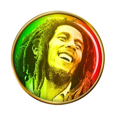 Image of Bob Marley Pin Badge