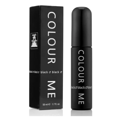 Image of COLOUR ME Black Perfume for Men. 50ml Eau de Parfums , Luxury Fragrance Mens Aftershave, Long Lasting Men by Milton Lloyd