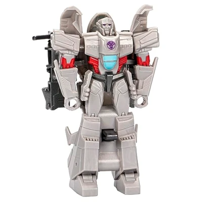 Image of Transformers Toys EarthSpark 1 Step Flip Changer Megatron, 10 cm Action Figure, Robot for Ages 6 and Up