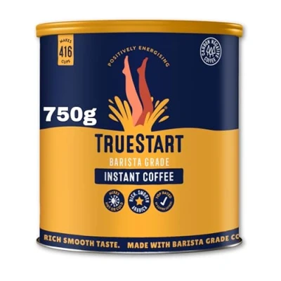 Image of TrueStart Barista Grade Instant Coffee 750g (1650 Cups), Premium Freeze Dried, Smooth Rich Beans Roast, 100% Full Flavour