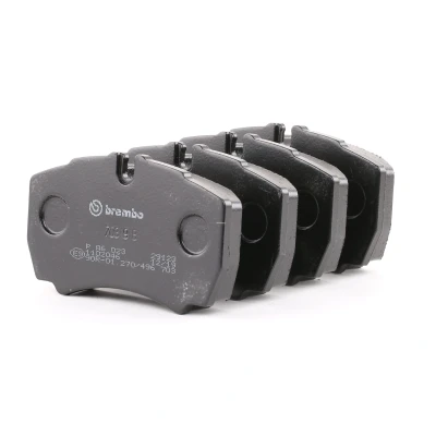 Image of 0000042561101, 2991667, 42470841, 42555406, 42560080 Brake pad set BREMBO P A6 023 IVECO: DAILY V Box Body / Estate, 6 Pritsche/Fahrgestell