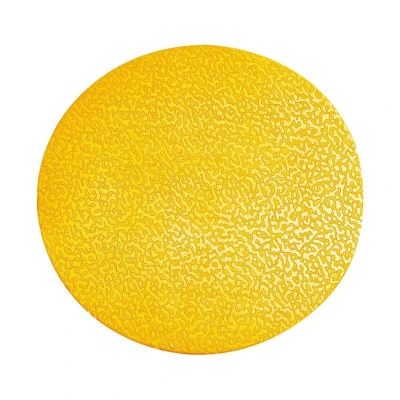 Image of Durable 170404 Parking Space Marker in dot form, Self Adhesive and Abrasion Resistant, RAL 1003 Signal Yellow