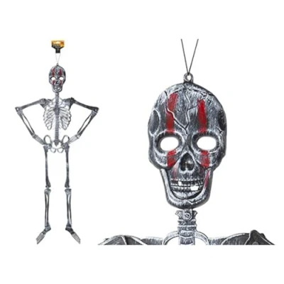 Image of Halloween Party Decoration 46&#039; Jointed Plastic Skeleton
