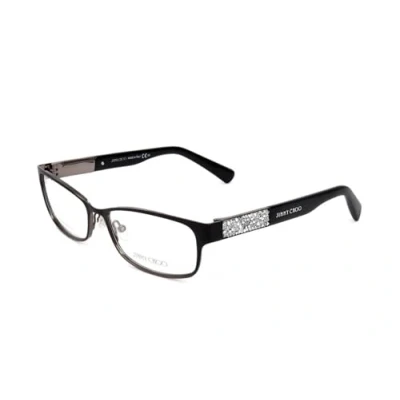 Image of Jimmy Choo JC124 KI8 MATTE BLACK DARK RUTHENIUM 54/15/135 WOMAN Eyewear Frame