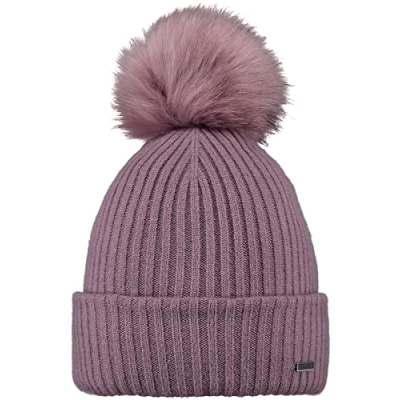 Image of Barts Women&#039;s Kenzie Beanie Hat, Mauve, One Size
