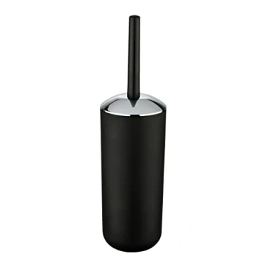 Image of WENKO 21210100 WC brush set Brasil Black unbreakable, Plastic TPE, 10 x 37 cm,