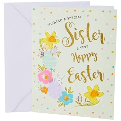 Image of Piccadilly Greetings Easter Card Sister 8 x 6 inches Regal Publishing (C88377)