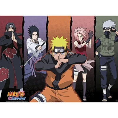 Image of ABYstyle NARUTO SHIPPUDEN Poster &quot;Shippuden Group # 1&quot; (52x38)