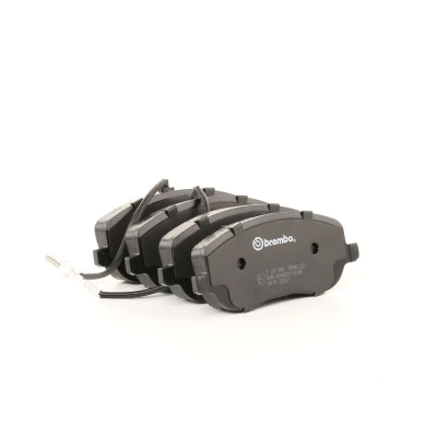 Image of 8376D1257 brake pad set BREMBO P 23 090 incl. wear warning contact with caliper screws without accessories PEUGEOT: 807 MPV, Expert I Van