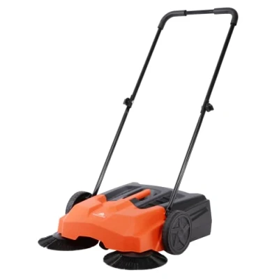 Image of Yard Force 68cm Hand Push Sweeper with Twin Side Brush Attachments HW FS68