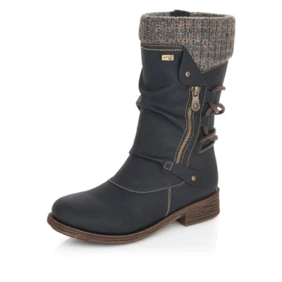 Image of Remonte D8070 25 Women&#039;s Classic Boots, Black Estate 01, 8 UK