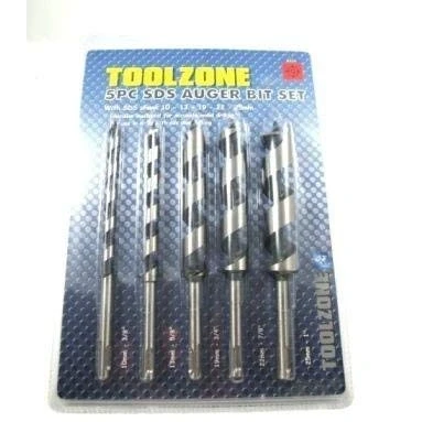 Image of Toolzone 5 Piece SDS Auger Bit Set