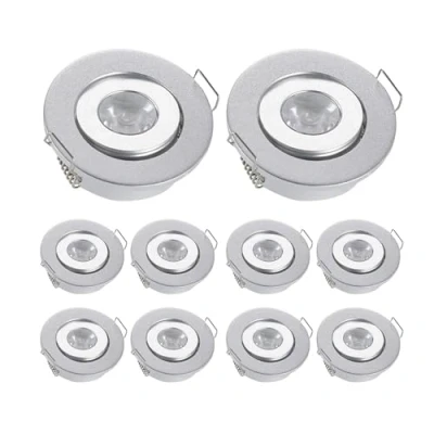 Image of JOYINLED (Pack of 10) Mini 3W LED Recessed Ceiling Down Light Lamps Downlights for Living Room Cabinet Bedroom 5000K