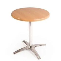 Image of Special Offer Bolero Round Beech Table Top and Base Combo