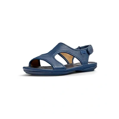 Image of Camper Women&#039;s Right Nina K201514 Flat Sandal, Blue 004, 3 UK