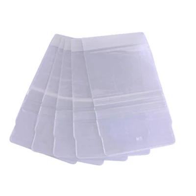 Image of Bright Ideas Clear PVC Adjustable Book Covers 56.7 x 30.2cm, 130 Micron, Box of 50 Covers. Sturdy Easy to Clean Plastic and Wipeable Made Protect School Exercise Books. BI9009.