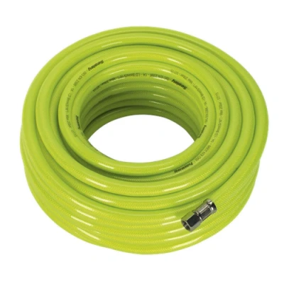 Image of Sealey Air Hose High Visibility 20m x Ø8mm with 1/4&quot;BSP Unions
