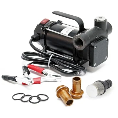 Image of Self priming Diesel Pump 550W 12V Heating Oil 80 l/min with 3m Suction Lift